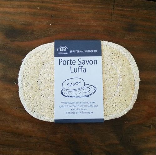 Porte-savons luffa bio